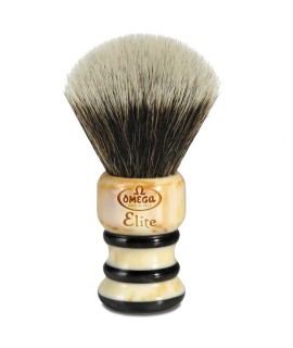 Pennello da barba OMEGA collezione Vintage 2024 fibra sintetica Elite MB1922