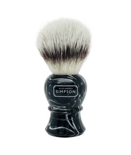 Brocha de afeitar de viaje SIMPSON Islington faux mármol ébano L 2190SL3