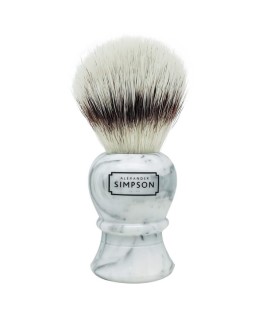 Pennello da barba SIMPSON Islington Faux Italian Marble Grey L 2190SL1