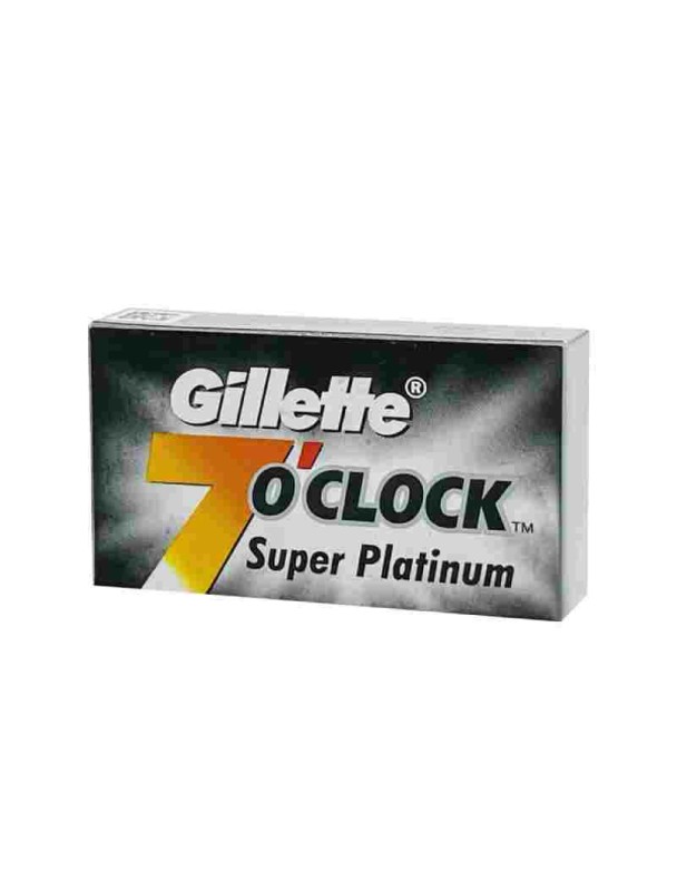 Confección 10 cuchillas de afeitar GILLETTE 7 O clock Super Platinum