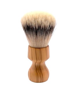 ZENITH synthetic fiber olive wood handle shaving brush 506U Sit