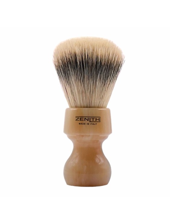 ZENITH synthetic fiber resin handle marbled colour shaving brush 506MA Sit