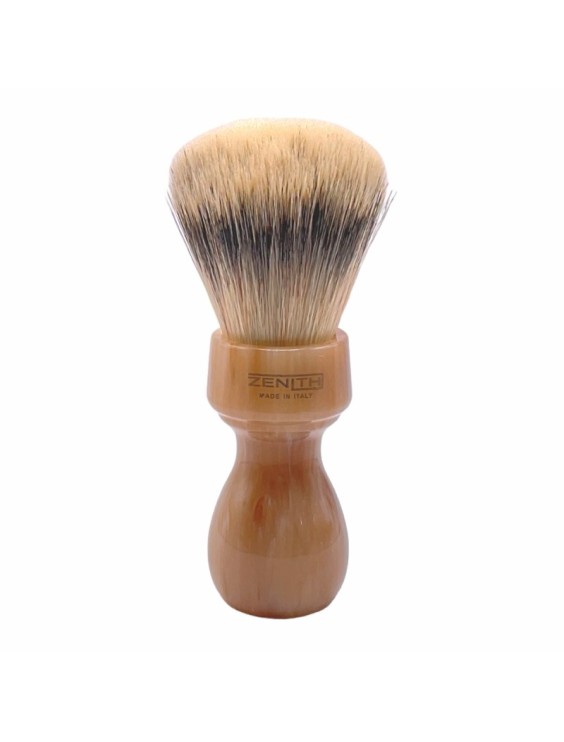 ZENITH synthetic fiber resin handle marbled colour shaving brush 507MA Sit