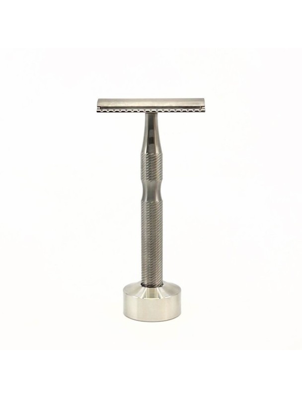 ALPHA Spirit single edge razor with stand