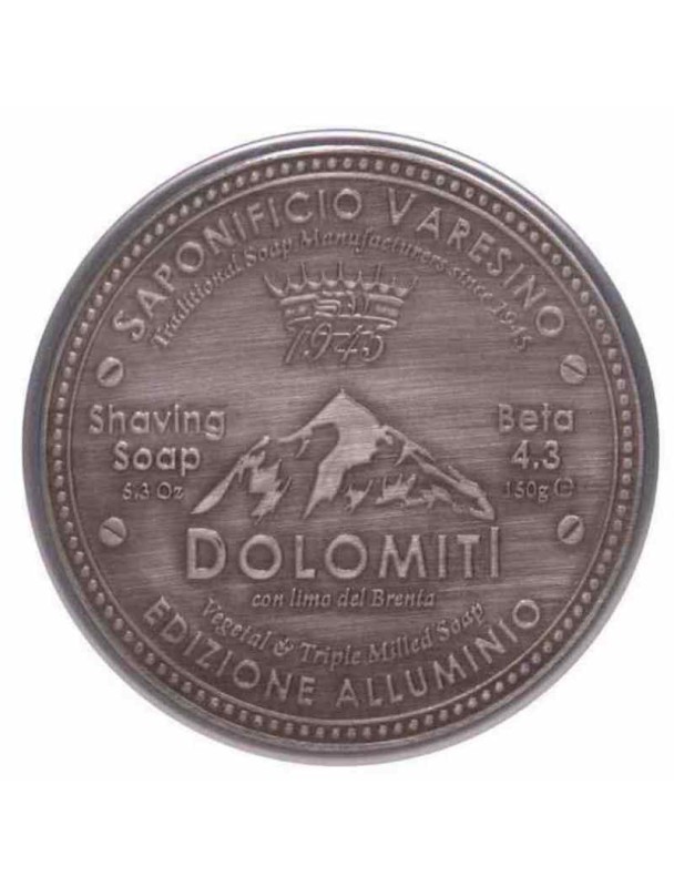 Jabón de afeitar SAPONIFICIO VARESINO Dolomiti cuenco aluminio v4.3 150g