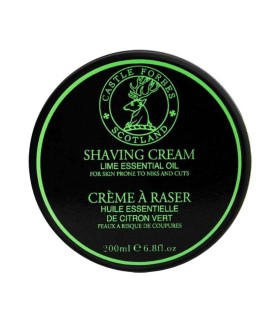 CASTLE FORBES Lime shaving cream essential oil 200ml