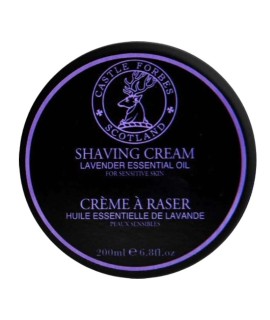 CASTLE FORBES Lavender shaving cream essential oil 200ml