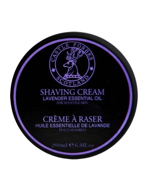 CASTLE FORBES Lavender shaving cream essential oil 200ml