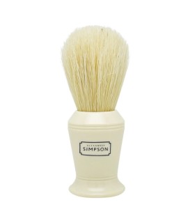 SIMPSON Barbican boar bristle faux ivory handle shaving brush