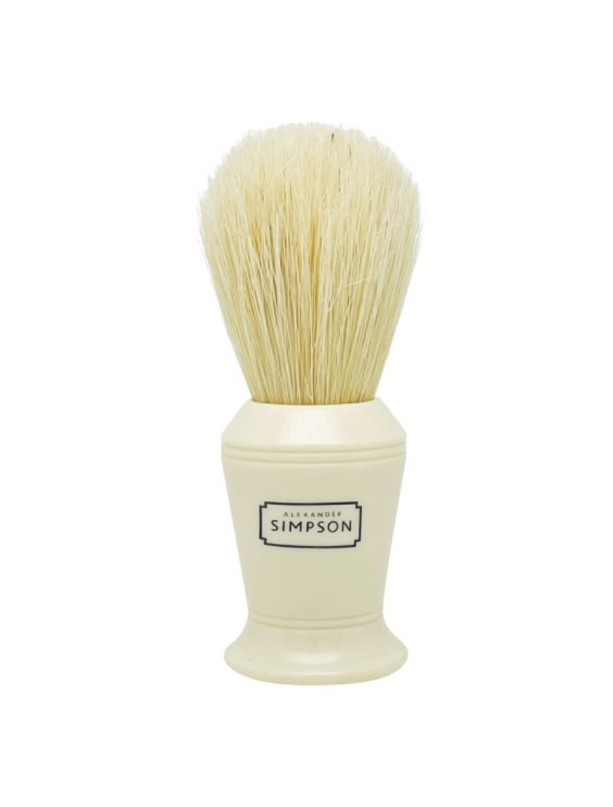 SIMPSON Barbican boar bristle faux ivory handle shaving brush