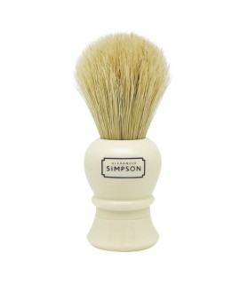 SIMPSON Farringdon boar bristle faux ivory handle shaving brush