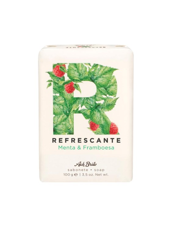 Jabón de mano y cuerpo ACH BRITO Refrescante Menta y frambuesa 100gr