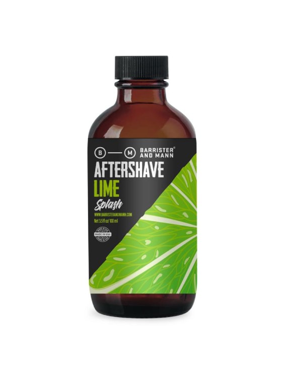 After shave lotion BARRISTER AND MANN Lime 100ml