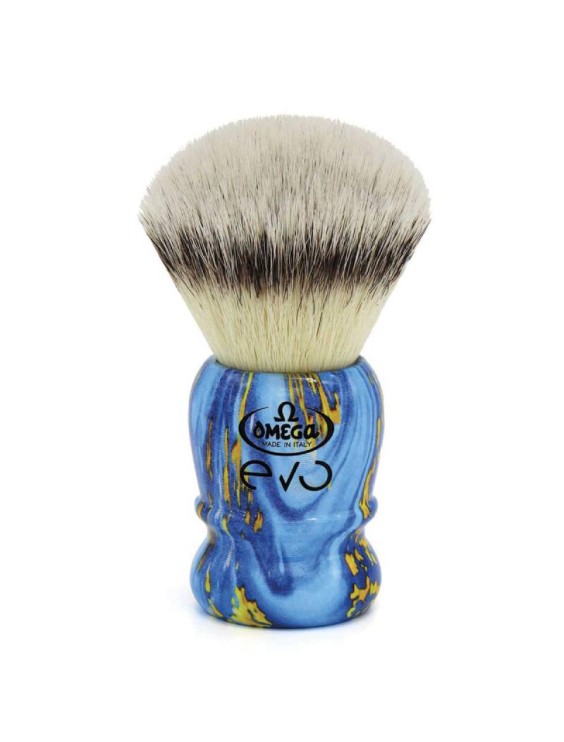 OMEGA EVO 2.0 synthetic fiber Kintsugi shaving brush 15985