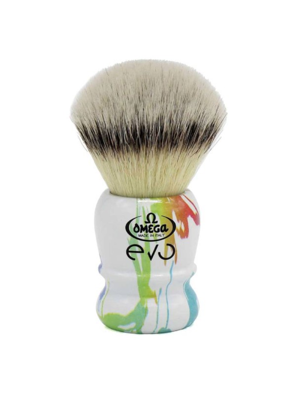 OMEGA EVO 2.0 synthetic fiber Pollock shaving brush 15954