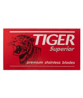 Lamette da barba doppio filo TIGER Superior stainless steel 5pc