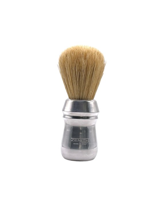 ZENITH unbleached bristle aluminum handle shaving brush A26 XSE