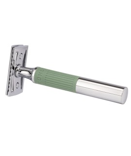 Rasoio da barba MÜHLE Neo salvia green guardia chiusa RNEO04SR