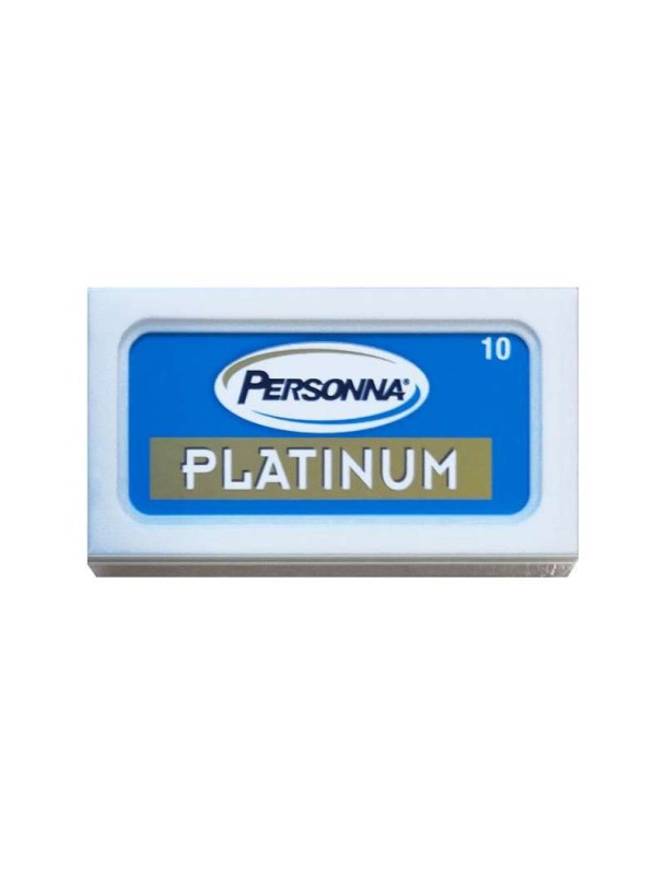 Confección de cuchillas de afeitar doble filo PERSONNA Platinum New 10 pcs