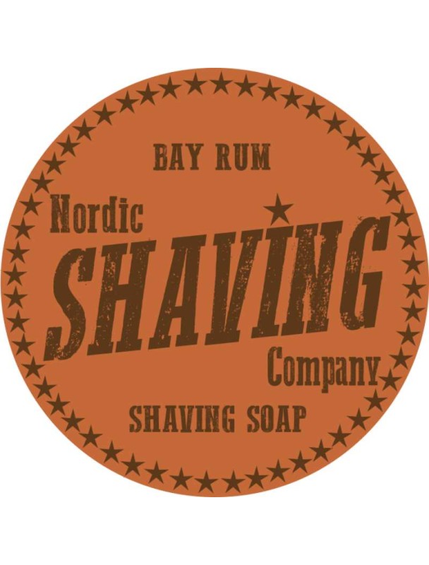 NORDIC SHAVING COMPANY Bay Rum shaving soap 80g