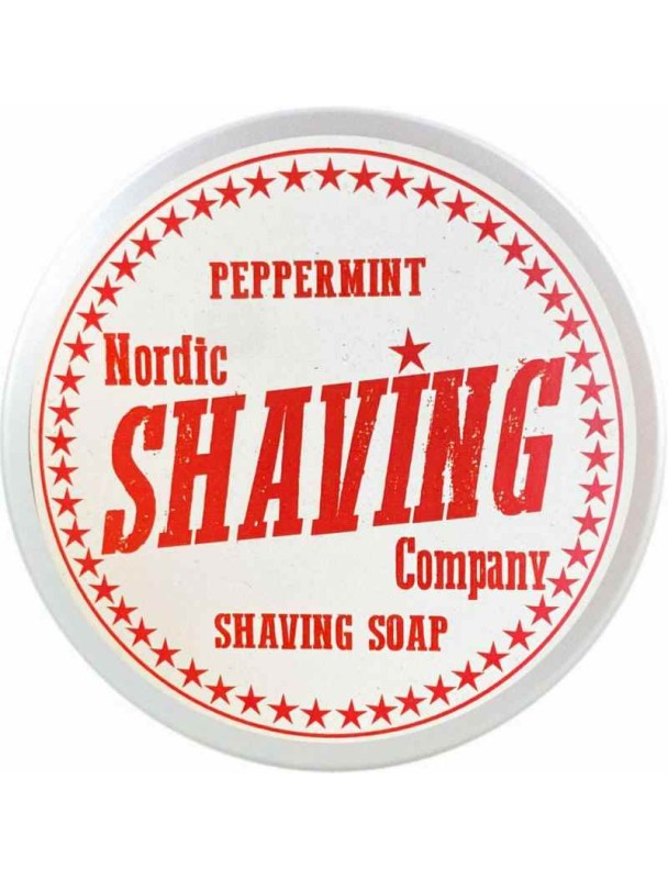 NORDIC SHAVING COMPANY Peppermint shaving soap 80g