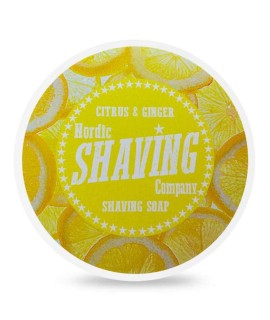 NORDIC SHAVING COMPANY Citrus and Ginger shaving soap 140g