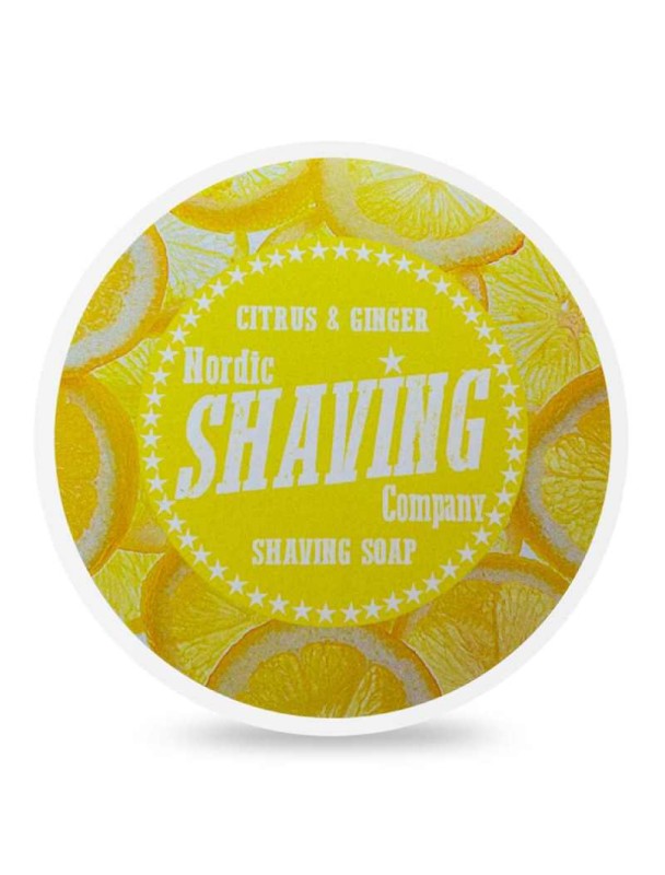 NORDIC SHAVING COMPANY Citrus and Ginger shaving soap 140g