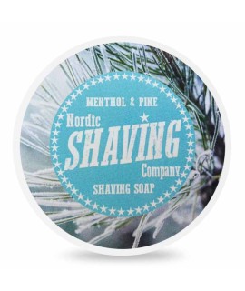 NORDIC SHAVING COMPANY Menthol and Pine shaving soap 140g