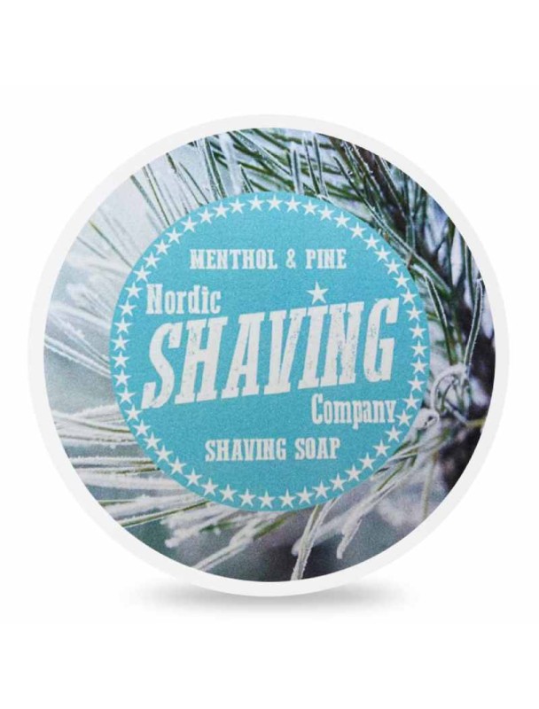 NORDIC SHAVING COMPANY Menthol and Pine shaving soap 140g