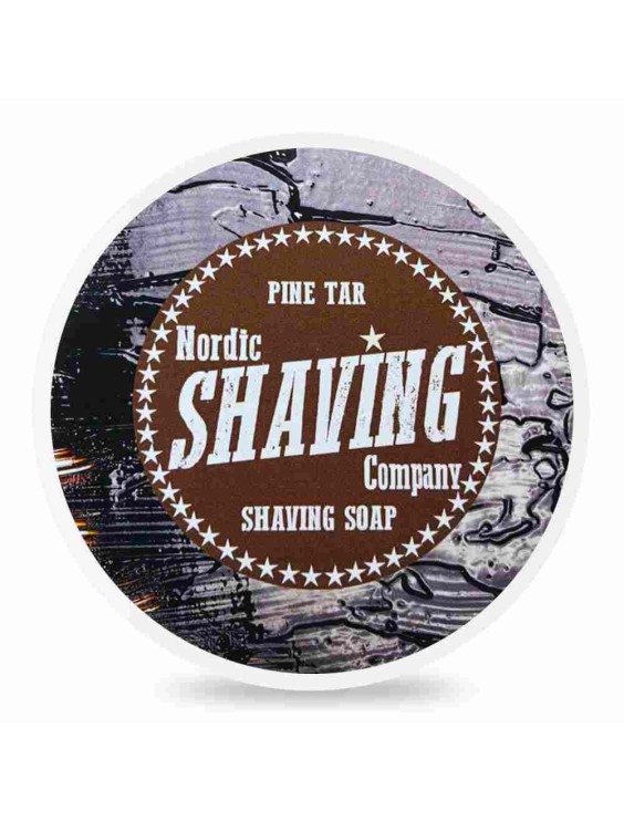 Jabón de afeitar NORDIC SHAVING COMPANY Pine Tar 140g