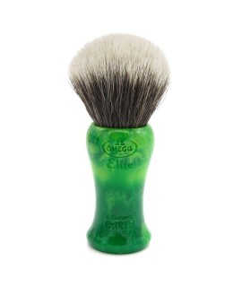 OMEGA Elite 5 Elements Collection fiber shaving brush: EARTH