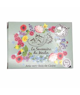 LA SAVONNERIE DU MOULIN Cedarwood and anise 30% donkey milk body soap 100g