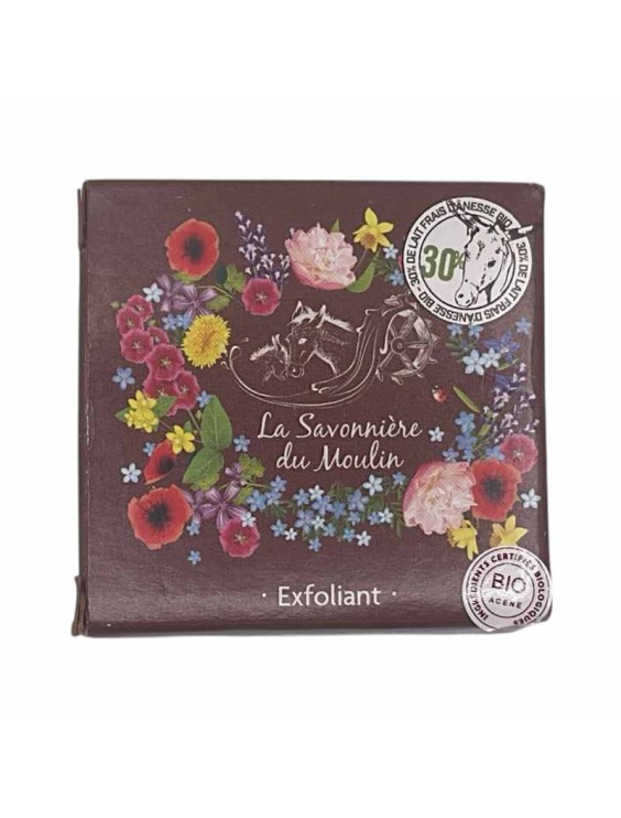 LA SAVONNIERE DU MOULIN exfoliating Soap with Coffee Grounds 30% Organic Donkey Milk 80g