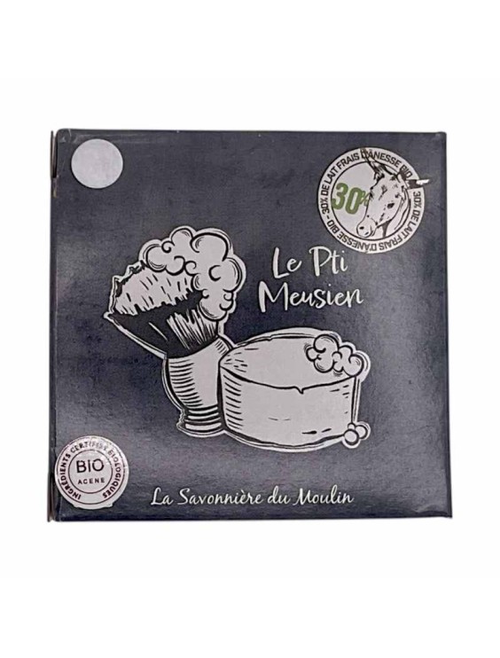 LA SAVONNIERE DU MOULIN unscented shaving soap 30% Organic Donkey Milk 100g