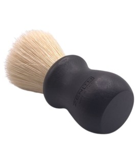 ZENITH pure bristle bleached wenge wood handle shaving brush 205WEN SE