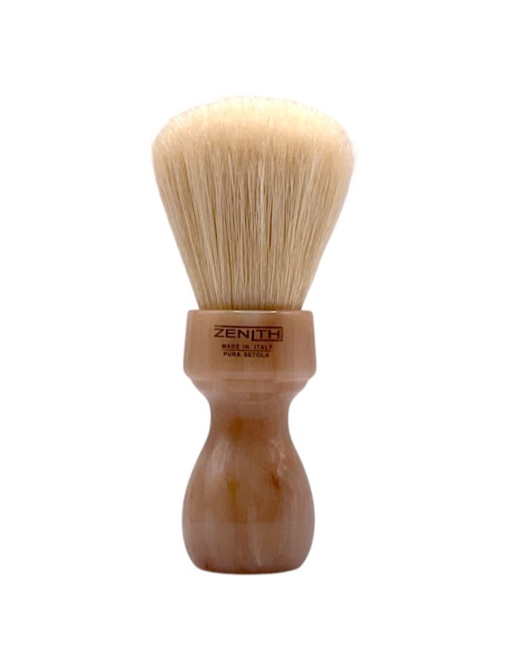 ZENITH pure bristle bleached resin handle marbled colour handle shaving brush 507MA SE