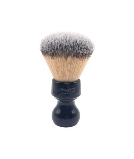 Pennello da barba ZENITH ciuffo sintetico Premium manico resina nero 506N SPR