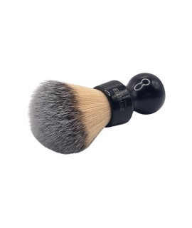 Pennello da barba ZENITH ciuffo sintetico Premium manico resina nero 506N SPR