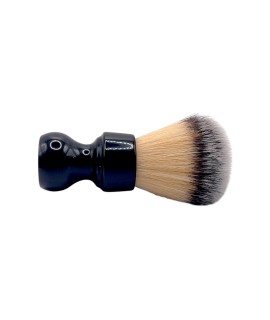 Pennello da barba ZENITH ciuffo sintetico Premium manico resina nero 506N SPR