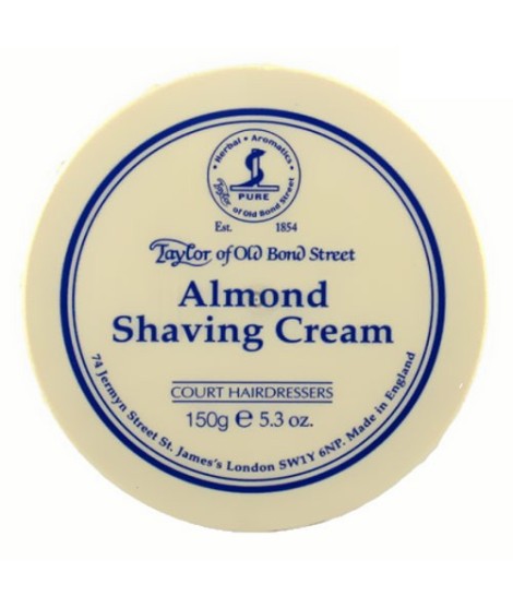 Taylor of Old Bond Street Almond Shave Cream 150g