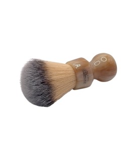 Pennello da barba ZENITH ciuffo sintetico Premium manico resina colore marmorizzato 506MA SPR