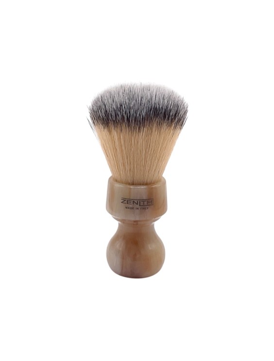 Pennello da barba ZENITH ciuffo sintetico Premium manico resina colore marmorizzato 506MA SPR