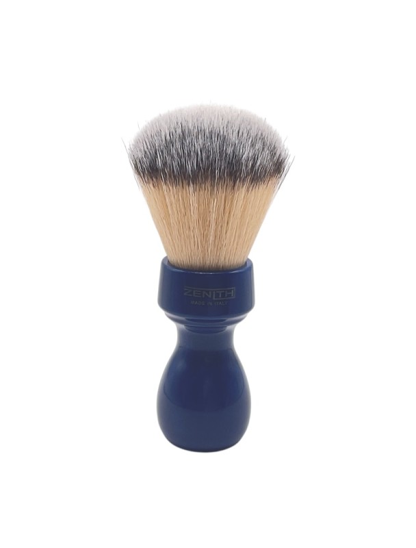 ZENITH premium synthetic knot cobalt blue colour resin handle shaving brush 507BC SPR