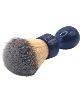 Pennello da barba ZENITH ciuffo sintetico Premium manico resina colore blu cobalto 507BC SPR