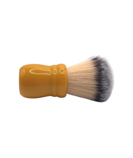 Brocha de afeitar ZENITH nudo sintético Premium mango resina butterscotch 505BC SPR