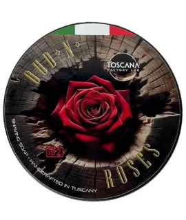 Jabón de afeitar TOSCANA FACTORY LAB Oud n’roses 125g