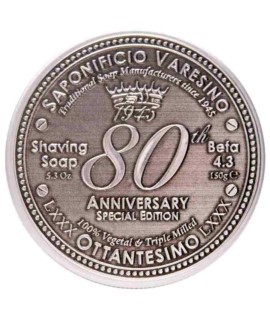 Jabón de afeitar SAPONIFICIO VARESINO 80 Aniversario Beta 4.3 150g