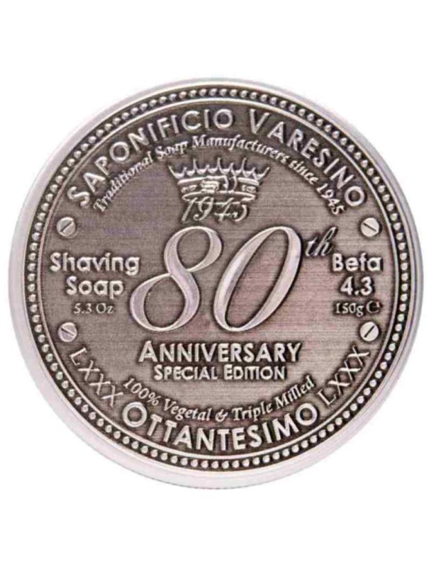 Jabón de afeitar SAPONIFICIO VARESINO 80 Aniversario Beta 4.3 150g