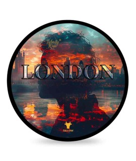 Jabón de afeitar WHOLLY KAW base Crème fraîche London 165gr