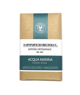 Jabón para cuerpo y manos SAPONIFICIO BIGNOLI agua marina 150g